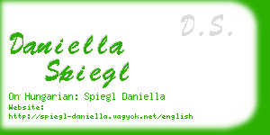 daniella spiegl business card